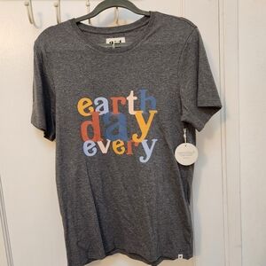 NWT-Pact Men's Earth Day One for All Crew Neck Tee size S